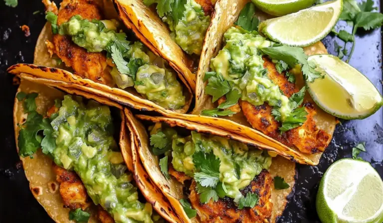 Crispy Poblano Chicken Tacos with Avocado-Jalapeño Salsa: A Beginner’s Guide to a Mexican-Inspired Feast