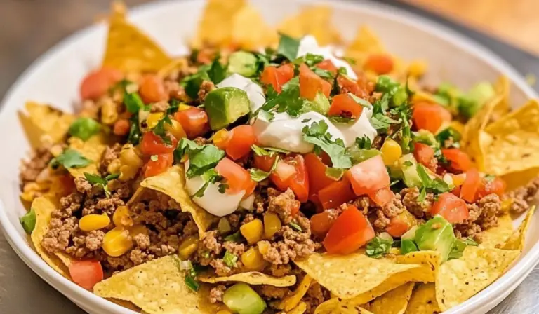 Loaded Ground Beef Nachos: A Beginner-Friendly Delight