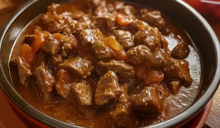 Carne Guisada with Flour Tortillas