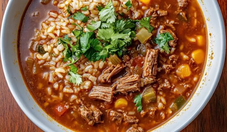 Mexican Beef and Rice Soup: A Beginner-Friendly Delight