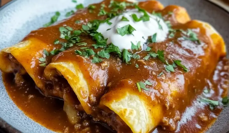 Cheese Enchiladas with Chili Gravy: A Beginner-Friendly Tex-Mex Delight