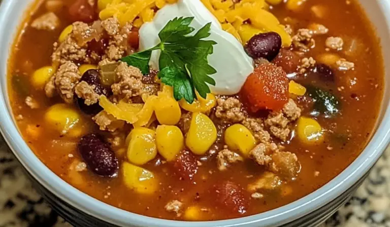 Easy Taco Soup: A Beginner’s Guide to a Flavorful One-Pot Meal