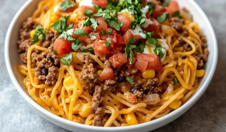 CrockPot Taco Spaghetti: A Beginner-Friendly Comfort Meal