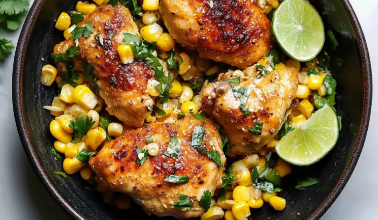 30-Minute Cilantro-Lime Chicken and Corn: A Flavorful, Vibrant Dinner Delight
