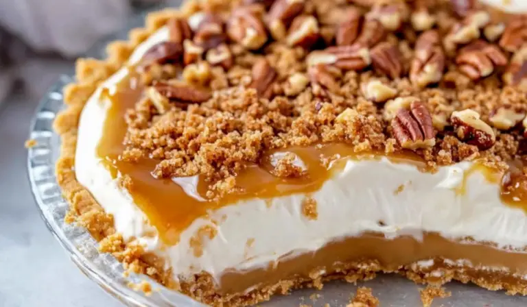 Dulce de Leche Cream Pie with Pecan-Graham Crumble: A Beginner’s Guide to a Showstopping Dessert