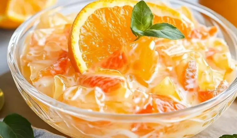Orange Fluff Salad: A Simple, Refreshing Treat for Beginners