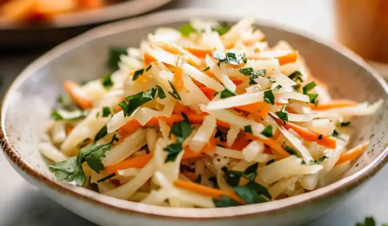 Jicama Slaw with Fresh Herbs & Arugula: A Refreshing, Simple Side for Beginner Cooks