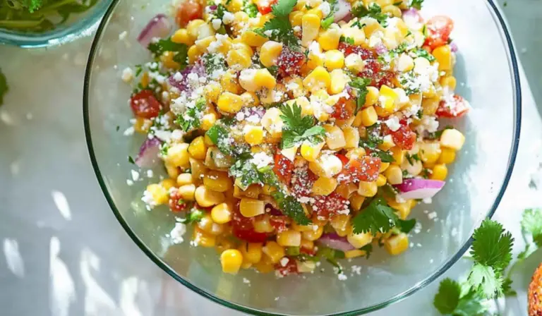 Mexican Street Corn Salad: A Flavorful and Easy Side Dish for Beginners