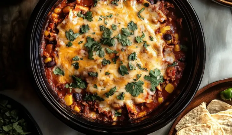 Easy Crockpot Enchilada Casserole: A Beginner-Friendly Comfort Dish