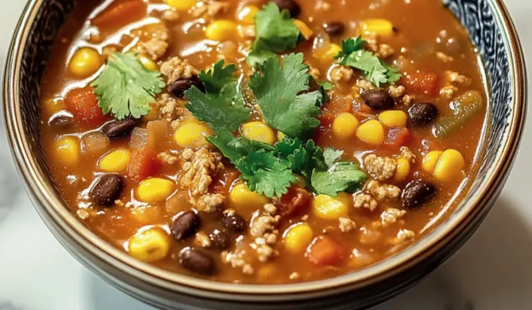 Crockpot Taco Soup: A Beginner-Friendly Recipe for Cozy Evenings