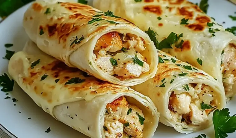 Cheesy Garlic Chicken Wraps: A Beginner-Friendly Delight