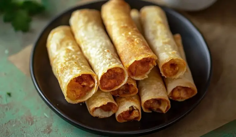 Easy Homemade Rolled Tacos (Taquitos) for Beginners