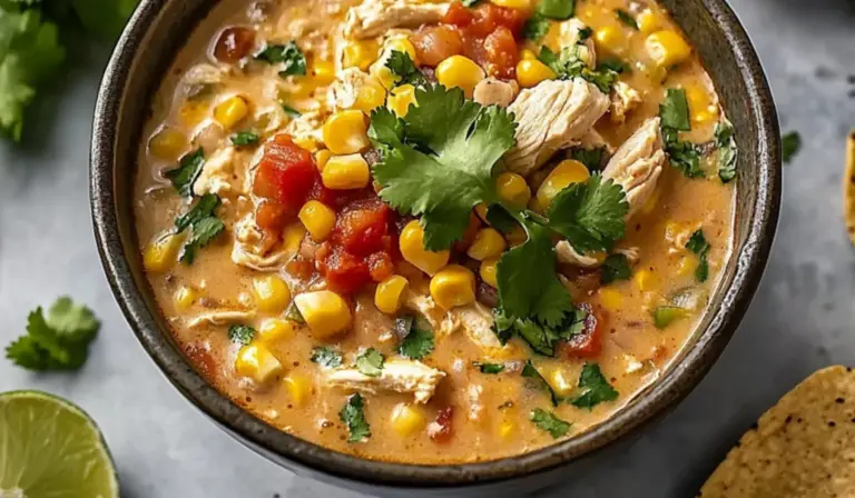 Mexican Street Corn White Chicken Chili: A Creamy & Easy Recipe for Beginners