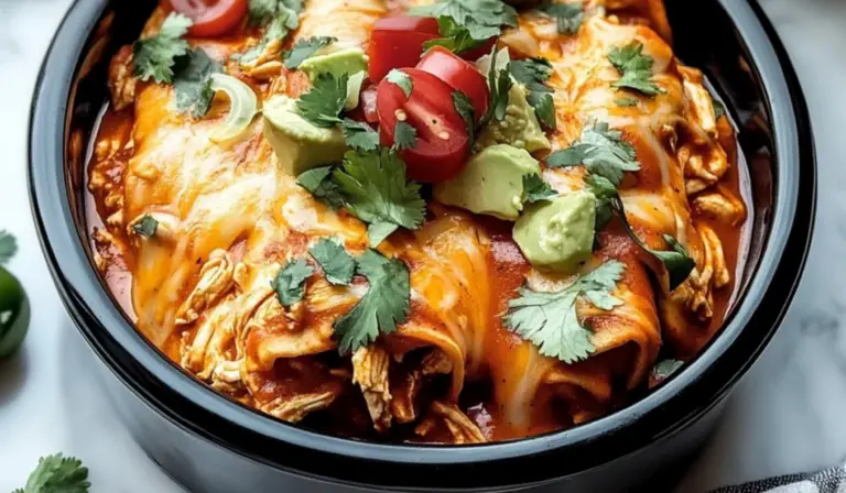 Easy and Flavorful Crockpot Chicken Enchiladas: A Beginner-Friendly Guide