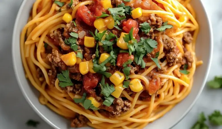 Crockpot Taco Spaghetti: A Beginner-Friendly Comfort Dish