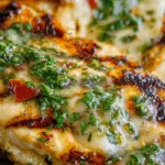 Grilled Salsa Verde Pepper Jack Chicken with Cilantro