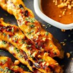 Chicken Satay with Peanut Sauce