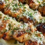 Ranch Garlic Parmesan Chicken Skewers grilled