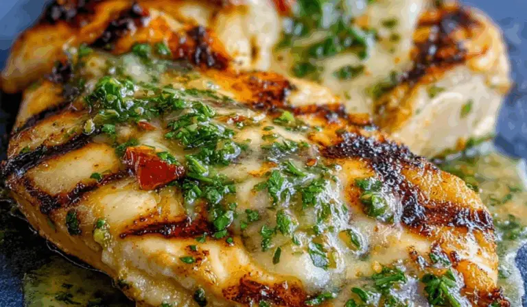 Grilled Salsa Verde Pepper Jack Chicken with Cilantro