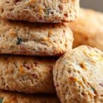 Breakfast Protein Biscuits fresh from oven