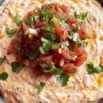 Cream Cheese Salsa Dip with tortilla chips