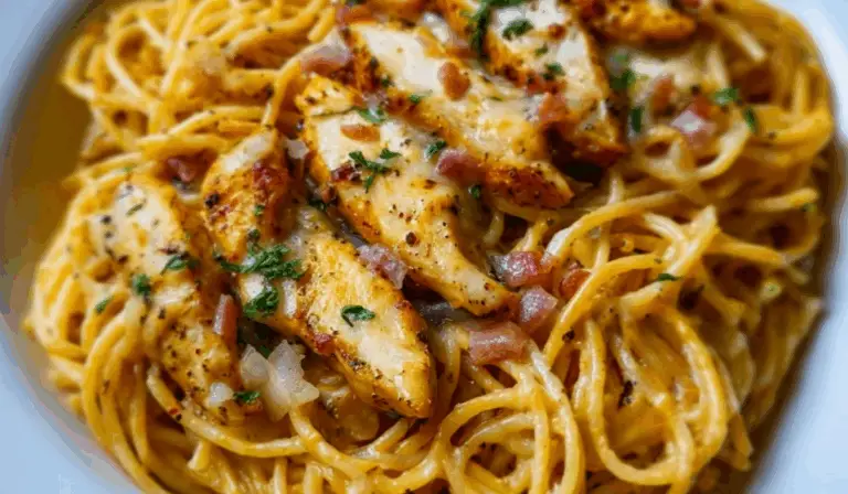 Monterey Chicken Spaghetti Casserole