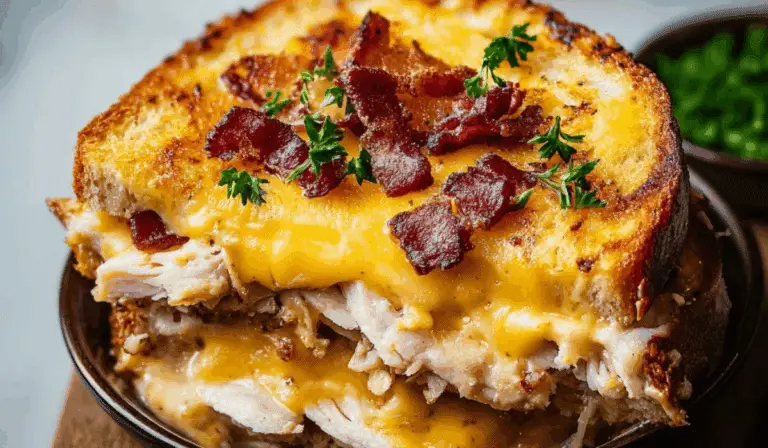 Cheddar and Bacon Turkey Melt on Sourdough sandwich