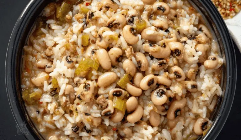 Black Eyed Peas and Rice featured dish