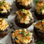 Stuffed Mushrooms Appetizer Platter