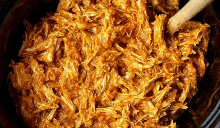 Slow Cooker Buffalo Chicken with ranch and celery