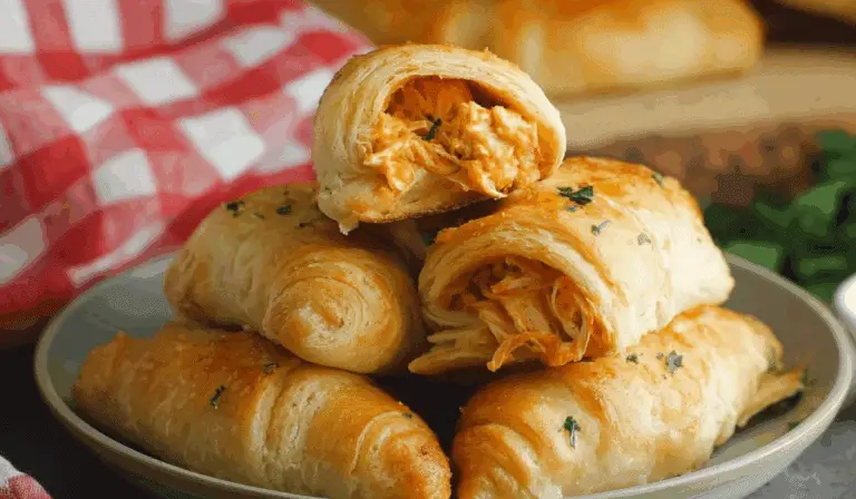 Buffalo Chicken Crescent Rolls