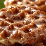 Apple Fritter Waffle Donuts breakfast scene