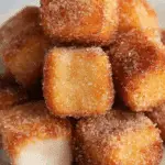 Cake Churro Bites on plate