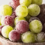 Bowl of fresh Champagne Grapes
