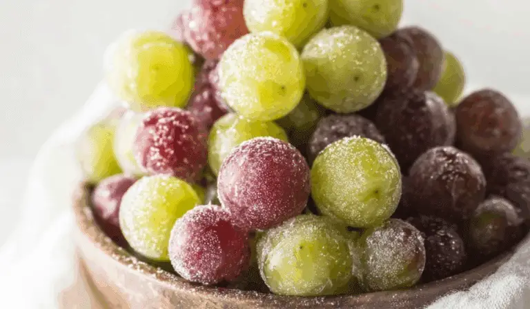 Bowl of fresh Champagne Grapes