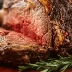 Classic Christmas Prime Rib Holiday Table