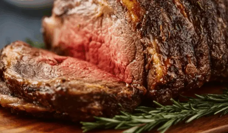 Classic Christmas Prime Rib Holiday Table