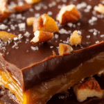 Classic Christmas Toffee holiday dessert on tray