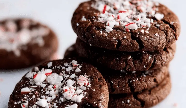 Peppermint Brownie Cookies RecipePeppermint Brownie Cookies Recipe