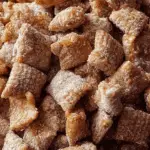 Caramel Apple Puppy Chow Delight fall snack table