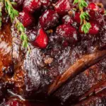 Cranberry Roast Beef Recipe holiday platter