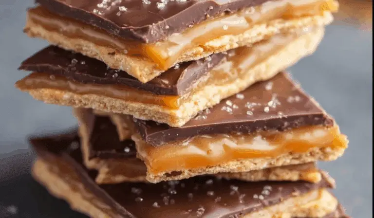 Saltine Candy Delight Also Known as Christmas Crack holiday tray