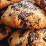 Italian Cannoli Cookies Recipe on rustic marble counter