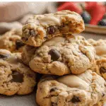Protein Greek Yogurt Cookie stacked fresh