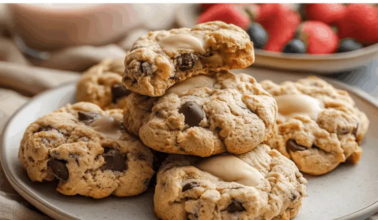 Protein Greek Yogurt Cookie stacked fresh