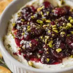 Cranberry Whipped Feta Dip holiday appetizer