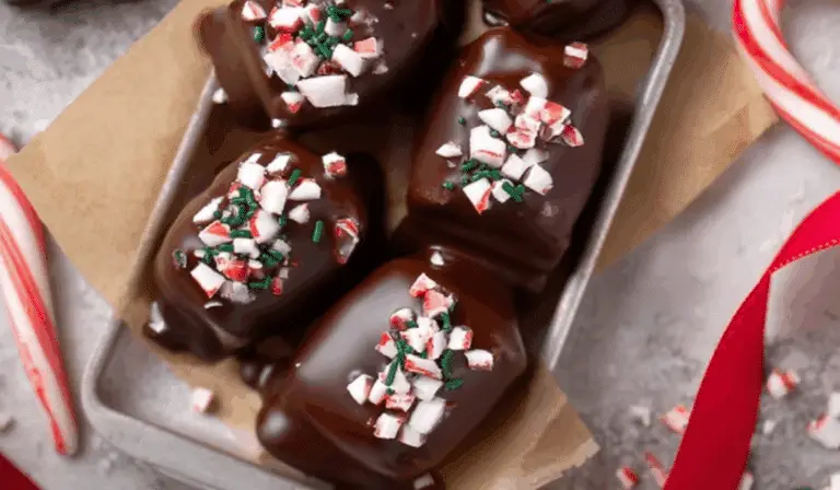 Cool Whip Candy displayed on festive holiday tray