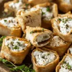 Cream Cheese Tortilla Bites party platter