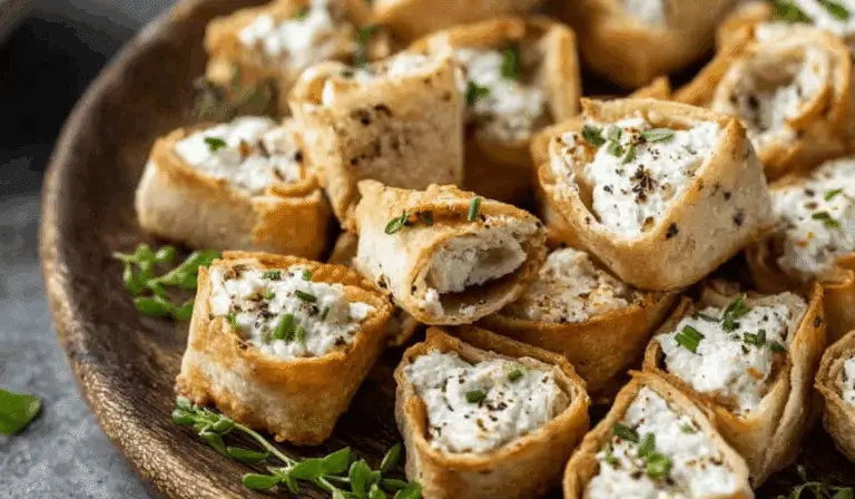 Cream Cheese Tortilla Bites party platter