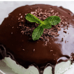 mint chocolate cake whole dessert